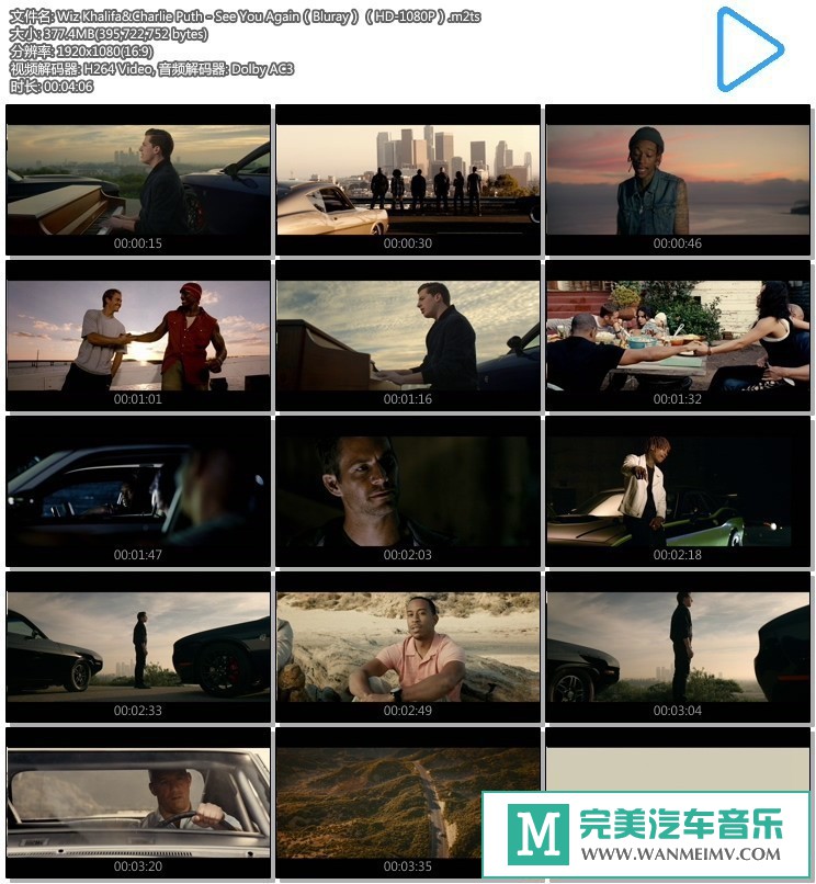ŷMV-Wiz Khalifa - See You Again ٶ뼤7 (Bluray)(HD-1080P)[ٶ/m2t...(1)
